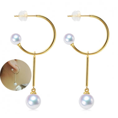 Custom shop pearl earrings