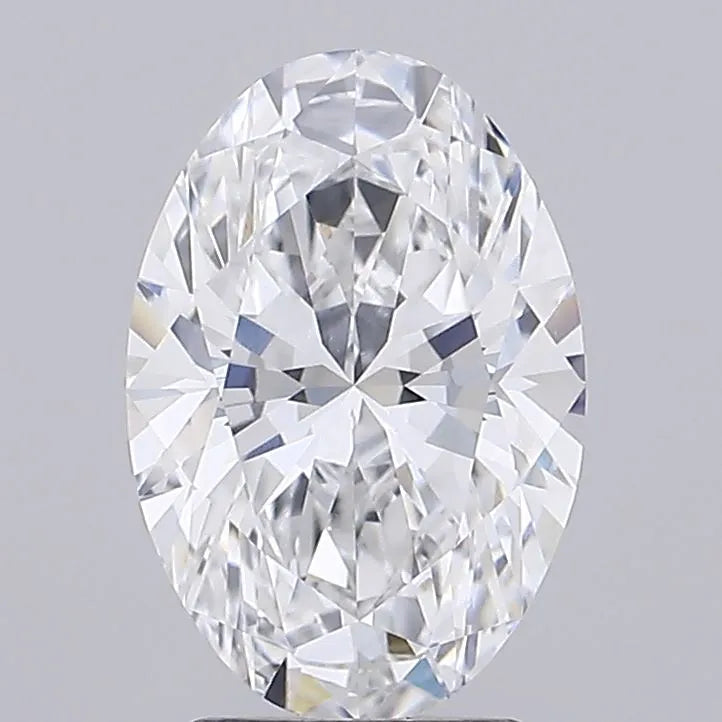 2.84ct Oval Lab Grown Diamond (Colour D, Clarity VVS1, IGI Certified)