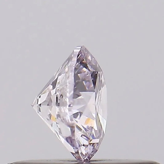 0.32ct Round Natural Diamond (Colour Faint Pink, Clarity I1, Cut VG, GIA Certified)