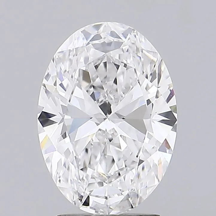 2.86ct Oval Lab Grown Diamond (Colour D, Clarity VVS1, IGI Certified)