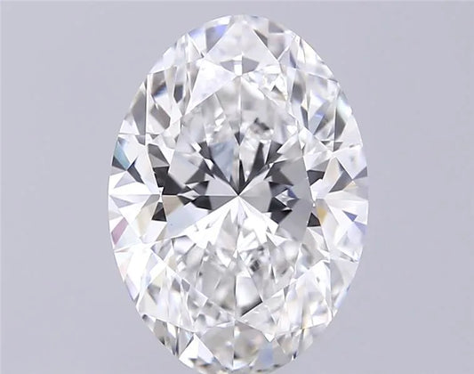 4.08ct Oval Lab Grown Diamond (Colour F, Clarity VVS2, IGI Certified)