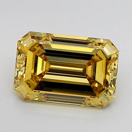 4.79ct Emerald Natural Diamond (Colour Yellow, Clarity VS1, IGI Certified)