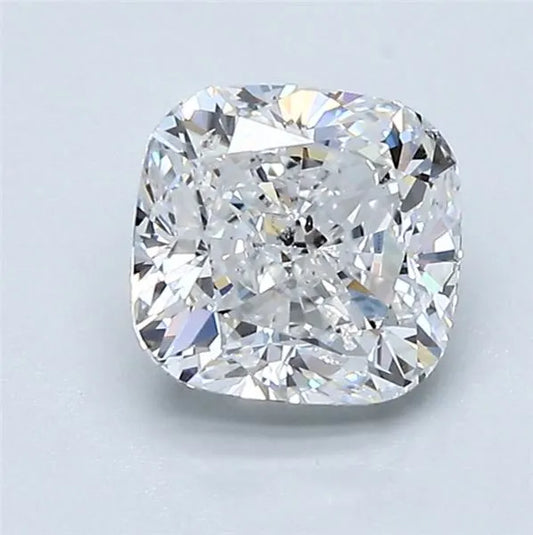 1.30ct Cushion brilliant Natural Diamond (Colour D, Clarity SI2, Cut EX, GIA Certified)