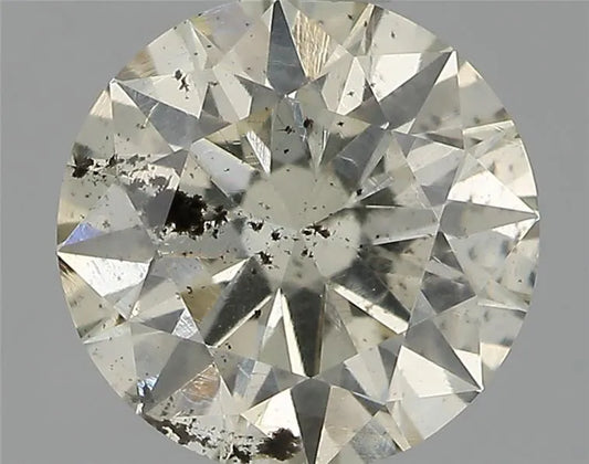 0.54ct Round Natural Diamond (Colour K, Clarity I1, Cut EX, IGI Certified)