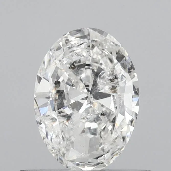 0.50ct Oval Natural Diamond (Colour F, Clarity I1, Cut VG, IGI Certified)