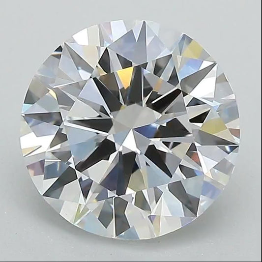 GIA certified round brilliant 2.58 ct D/VVS2